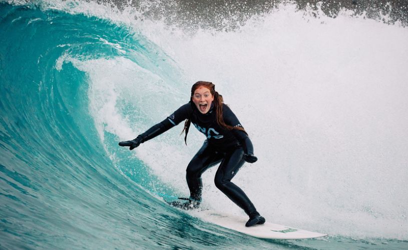 In the barrel at The Wave credit Image Cabin